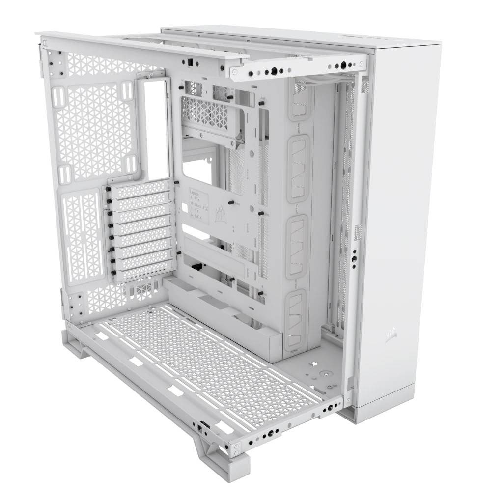 Corsair 6500X Midi-Tower PC-Gehäuse Weiß Seitenfenster