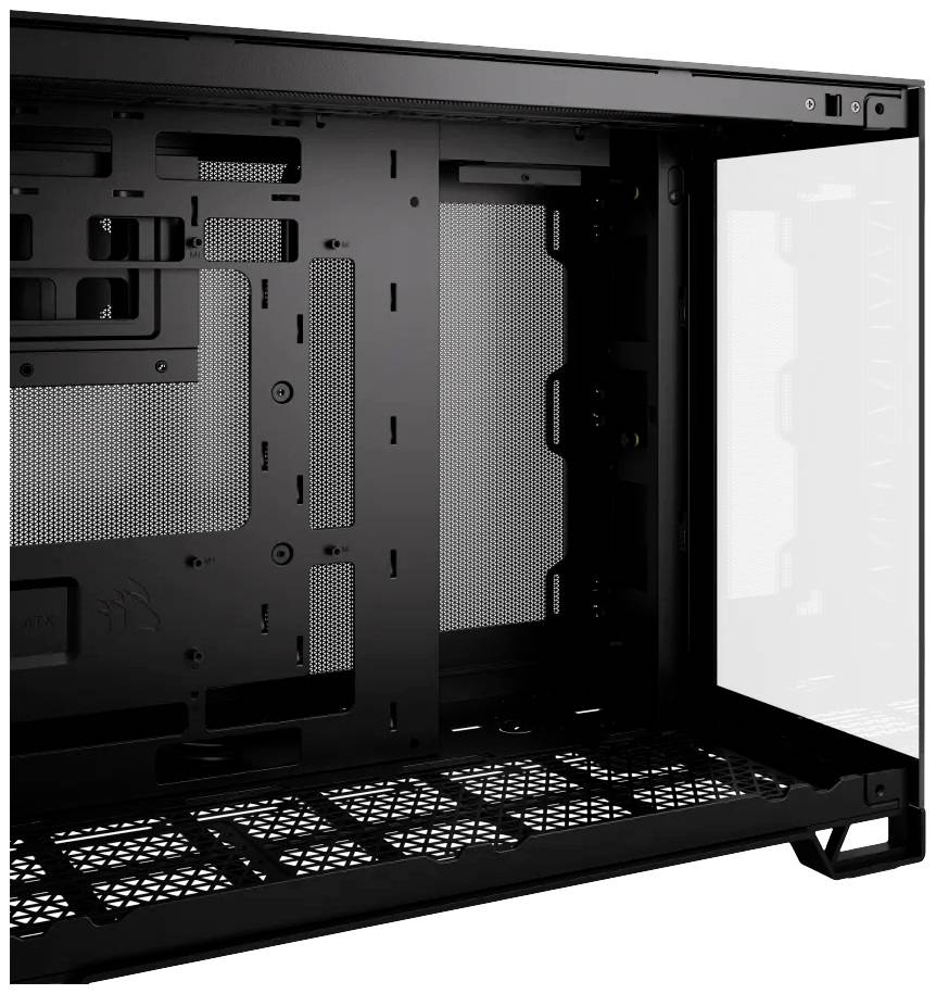 Corsair 2500D AIRFLOW Midi-Tower PC-Gehäuse Schwarz Seitenfenster