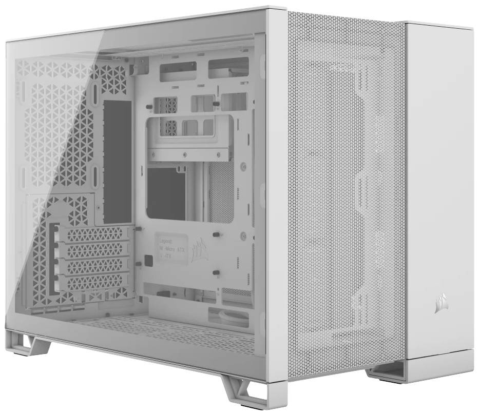 Corsair 2500D AIRFLOW Midi-Tower PC-Gehäuse Weiß Seitenfenster