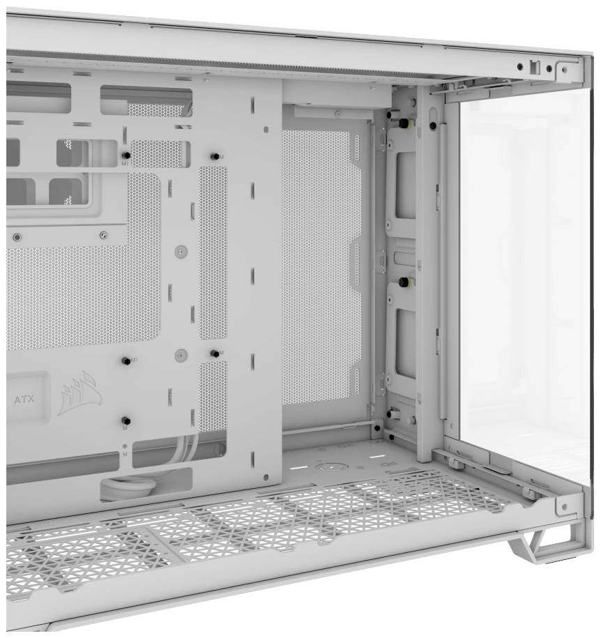 Corsair 2500X Midi-Tower PC-Gehäuse Weiß Seitenfenster