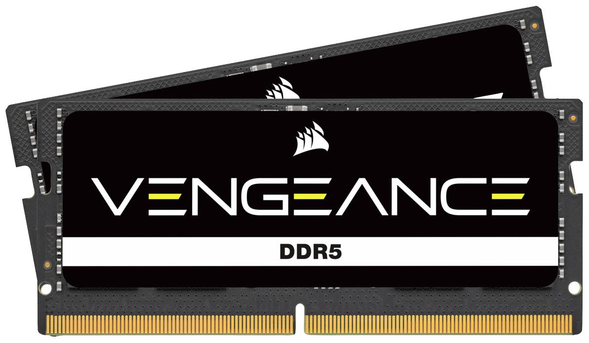 Corsair Vengeance Laptop-Arbeitsspeicher Kit Retail DDR5 64GB 2 x 32GB ECC 5200MHz 262pin SO-DIMM CMSX64GX5M2A5200C44