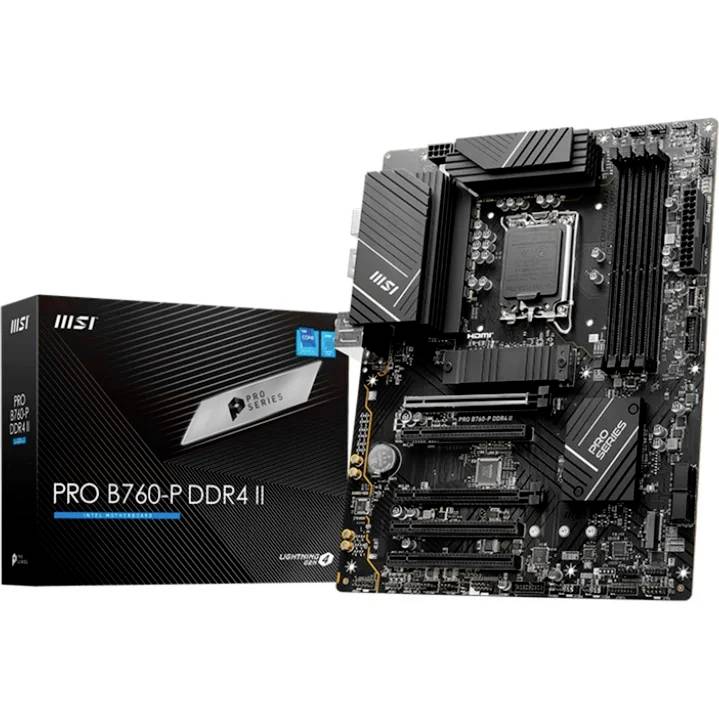 MSI PRO B760-P II Mainboard Sockel (PC) Intel® LGA 1700 Formfaktor (Details) ATX Mainboard-Chipsatz Intel® B760