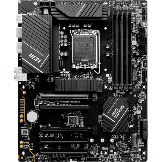MSI PRO B760-P II Mainboard Sockel (PC) Intel® LGA 1700 Formfaktor (Details) ATX Mainboard-Chipsatz Intel® B760