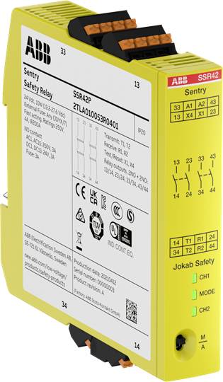 ABB Sicherheitsrelais Sentry SSR42P (B x H x T) 22.5 x 120 x 120mm 1St.