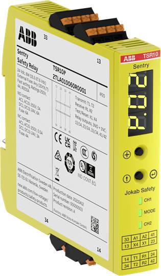 ABB Sicherheitsrelais Sentry TSR10P (B x H x T) 22.5 x 120 x 120mm 1St.