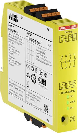 ABB Sicherheitsrelais Sentry TSR20P (B x H x T) 22.5 x 120 x 120mm 1St.