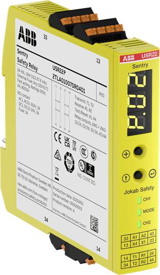 ABB Sicherheitsrelais Sentry USR22P (B x H x T) 22.5 x 120 x 120mm 1St.