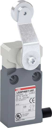 ABB 1SBV015946R3801 LS20P46B11-U01 Positionsschalter 10A Kuppenstößel IP67 1St.