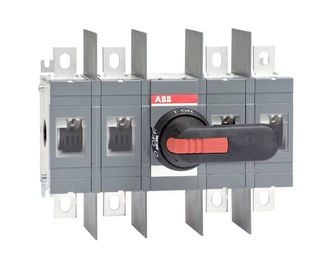 ABB OT400E22WP Lasttrennschalter 400A 1000V Schwarz 1St.