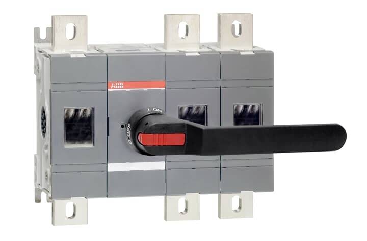 ABB OT1250E12P Lasttrennschalter 1250A 1000V Schwarz 1St.