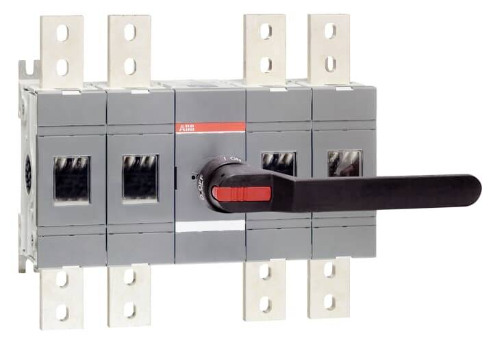 ABB OT1600E22P Lasttrennschalter 1600A 1000V Schwarz 1St.