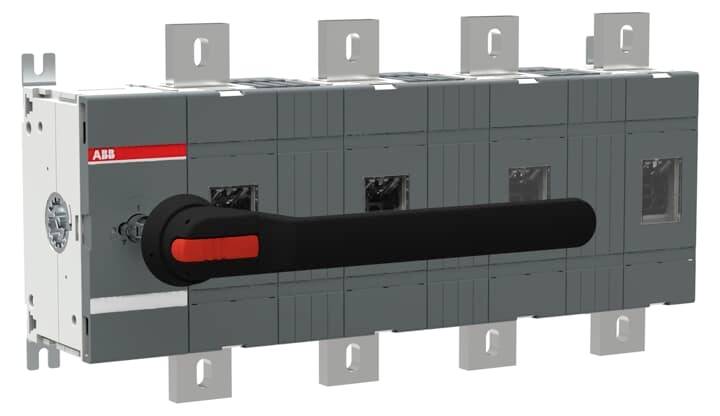 ABB OT1000E04W4P Lasttrennschalter 1000A 1000V Schwarz 1St.