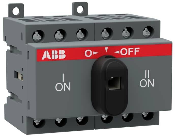 ABB OT25F3C Lastumschalter 20A 750V Schwarz 1St.