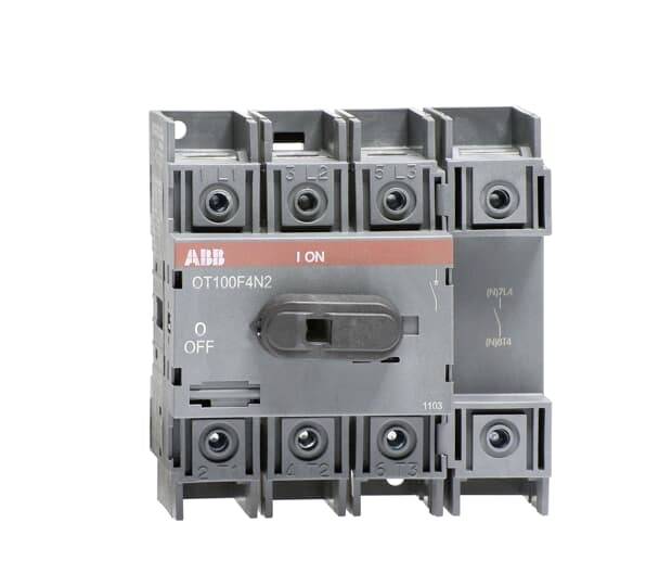 ABB OT100F4N2 Lasttrennschalter 115A 750V Schwarz 1St.