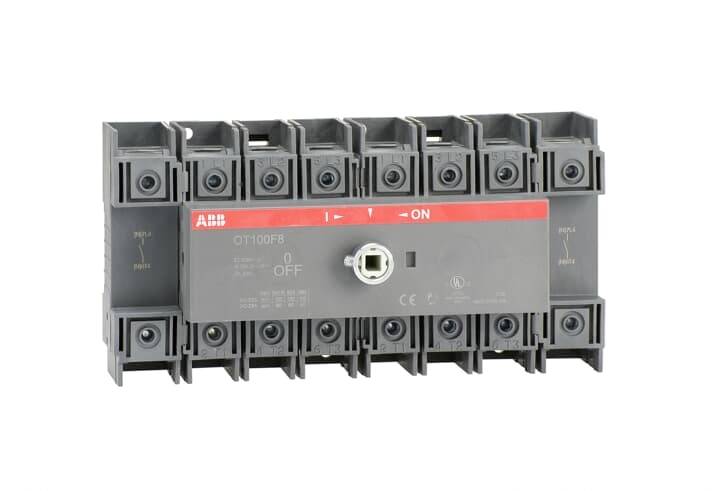 ABB OT100F8 Lasttrennschalter 115A 750V Schwarz 1St.