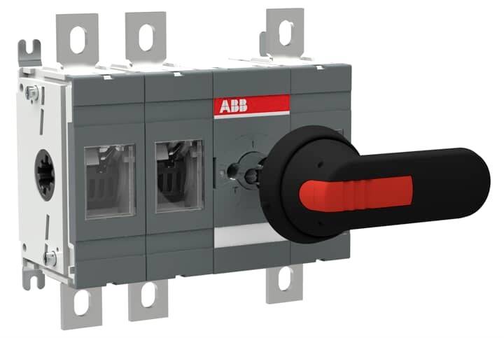 ABB OT500E21P Lasttrennschalter 500A 1000V Schwarz 1St.