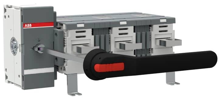 ABB OT1250EM03W4P Lasttrennschalter 1250A 1000V Schwarz 1St.