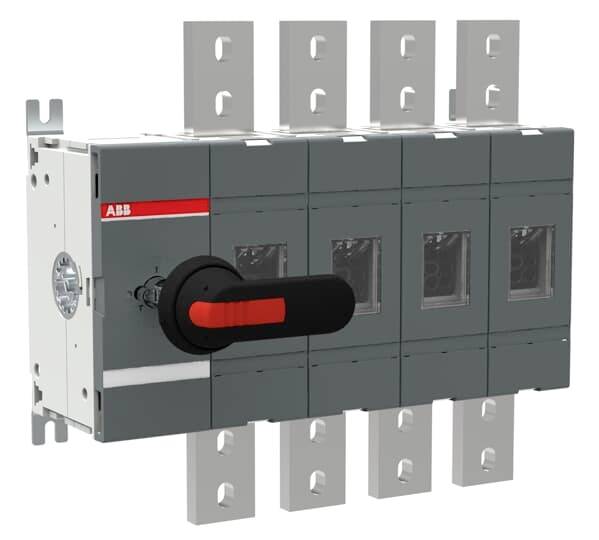 ABB OT1600EP04P Lasttrennschalter 1600A 1000V Schwarz 1St.