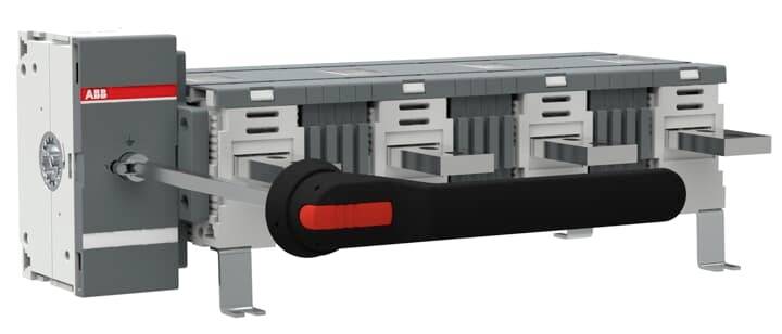 ABB OT1600EM04W4P Lasttrennschalter 1600A 1000V Schwarz 1St.