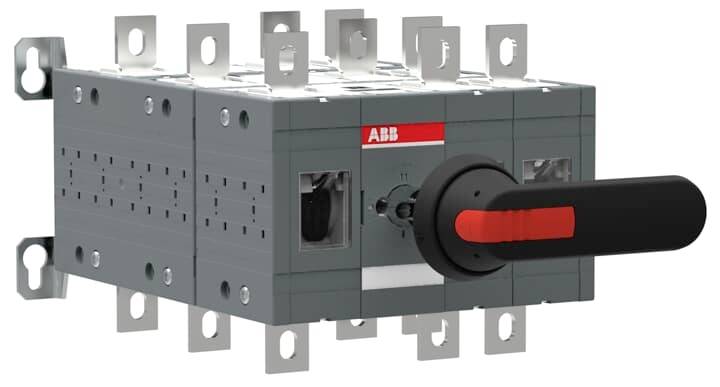 ABB OT400E12YP Bypass-Schalter 400A 1000V Schwarz 1St.