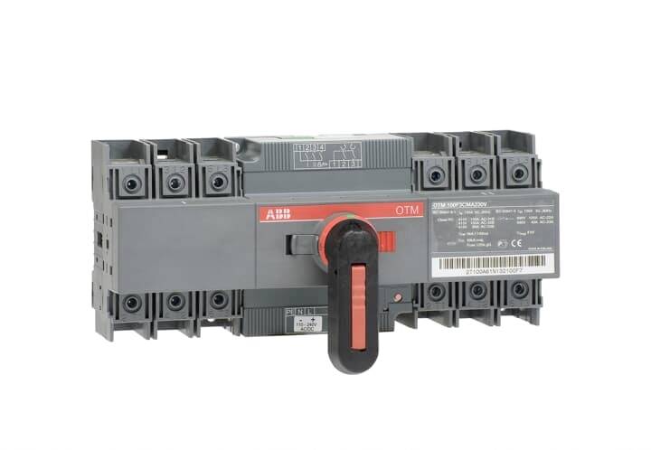 ABB OTM100F3CMA24D Lastumschalter 80A 800V Schwarz 1St.