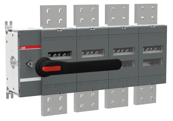 ABB OT3200E04P Lasttrennschalter 1000V Schwarz 1St.
