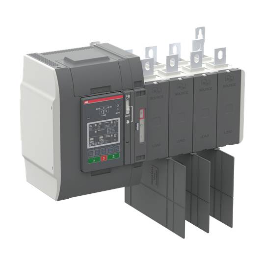 Elektrische Schalttafel mit mehreren Anschlüssen und Schaltern, Anzeigeleuchten auf der Vorderseite, geeignet für industrielle Anwendungen.