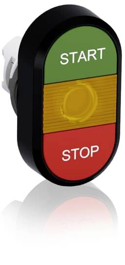 ABB 1SFA611133R1103 MPD4-11Y Doppeldrucktaster Rot, Grün 1St.