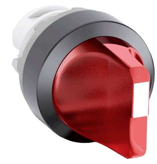 Roter Schalthebel in seitlicher Position.