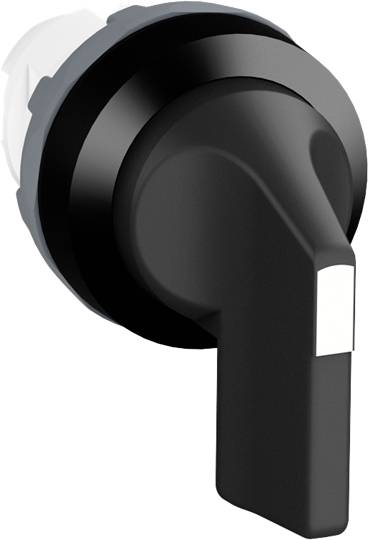 Schwarzer Einhebelmischer mit ergonomischem Design, seitlicher Ansicht.