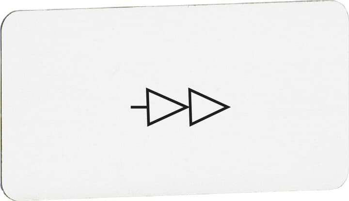 Symbol einer Diode auf weißem Hintergrund, dargestellt durch einen Pfeil und eine Linie, die den elektrischen Fluss zeigt.