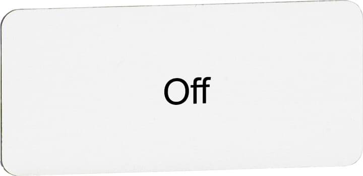 Ein einfacher Kippschalter, der auf 'Off' steht.