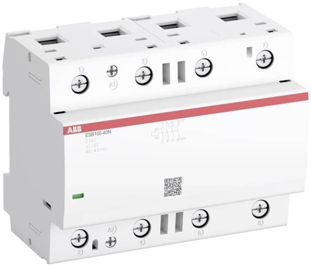 ABB ESB100-40N-06 Installationsschütz 4 Schließer 220 V, 400V 1St.