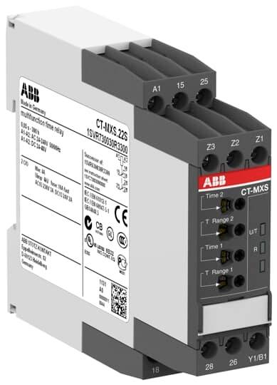 ABB 1SVR730030R3300 CT-MXS.22S Zeitrelais 1 St. Zeitbereich: 0.05 - 1080000s