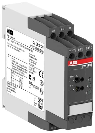 ABB Stromüberwachungsrelais 110 - 130 V/AC 1 Wechsler CM-SRS.12S 1St.