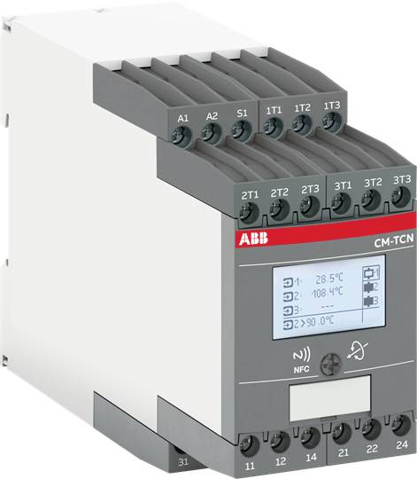ABB Überwachungsrelais 24 - 240 V/AC 3 Wechsler CM-TCN.011S 1St.