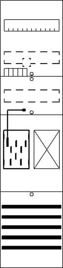 'Struktur eines Mikrocontrollers' Diagramm zeigt Eingangssignale, Register, ALU und Ausgabeschnittstelle. Detaillierter Schaltplan mit Pfeilen.