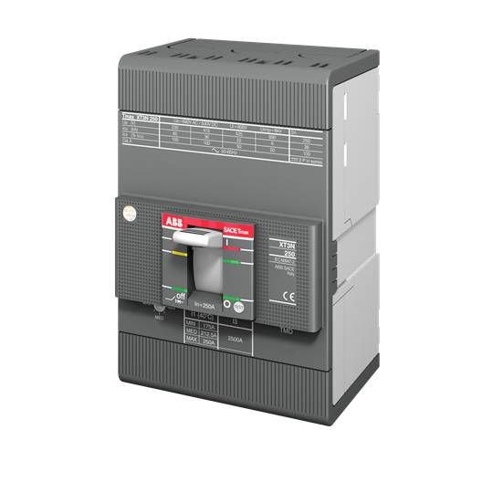 ABB XT3N 250MA 200 IM Leistungsschalter 1 St. Einstellbereich (Strom): 1200 - 2400A Schaltspannung (max.): 220 V/AC, 690 V/AC