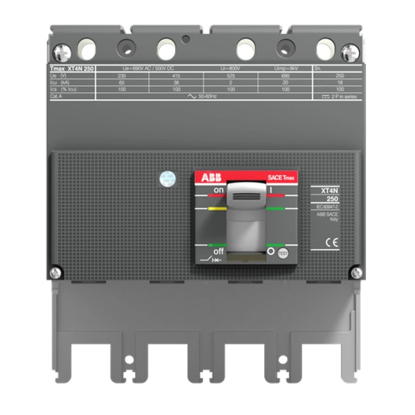 ABB XT4N 250 BREAKING Leistungsschalter 1 St. Schaltspannung (max.): 220 V/AC, 690 V/AC ABB XT4N 250 BREAKING Leistungsschalter 1 St. Schaltspannung (max.): 220 V/AC, 690 V/AC