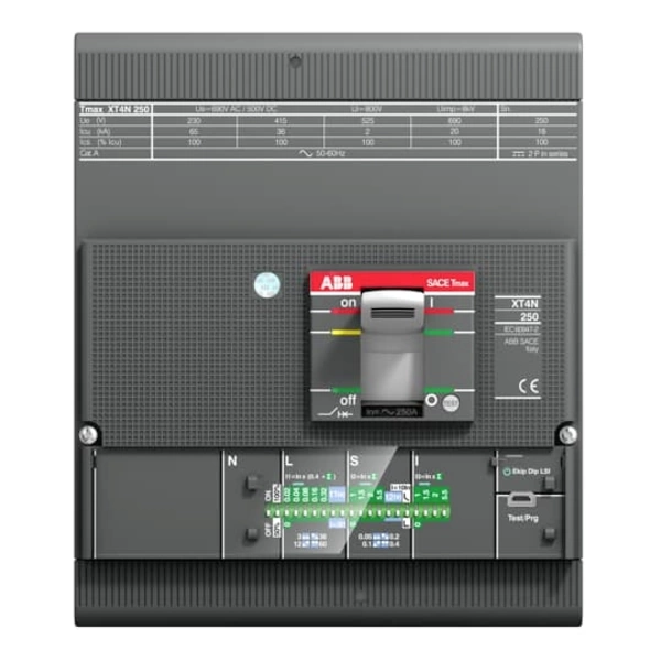 ABB XT4N 250 EKIP LS/I Leistungsschalter 1 St. Einstellbereich (Strom): 225 - 2250A Schaltspannung (max.): 240 V/AC, 600 V/AC ABB XT4N 250 EKIP LS/I Leistungsschalter 1 St. Einstellbereich (Strom): 225 - 2250A Schaltspannung (max.): 240 V/AC, 600 V/AC