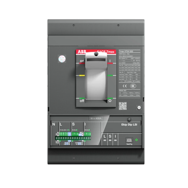 ABB XT5S 400 EKIP M DI Leistungsschalter 1 St. Einstellbereich (Strom): 1500 - 3250A Schaltspannung (max.): 220 V/AC, 690 V/AC ABB XT5S 400 EKIP M DI Leistungsschalter 1 St. Einstellbereich (Strom): 1500 - 3250A Schaltspannung (max.): 220 V/AC, 690 V/AC