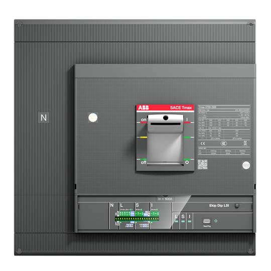 Ein Schaltkasten mit Kippschalter, auf denen 'on' und 'off' steht, und elektrischen Anschlüssen, geeignet für industrielle Anwendungen.