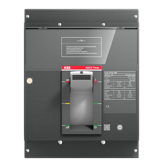 ABB XT7H-D 1000 MCS 3P Leistungsschalter 1St.
