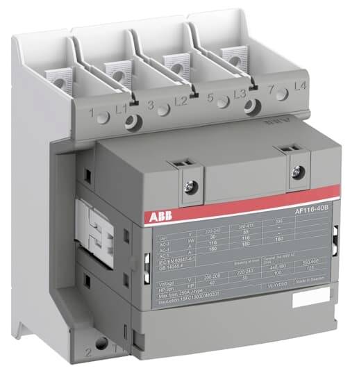ABB AF116-40-00B-12 Schütz 4 Schließer 55kW 1St.