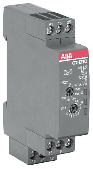 ABB 1SVR508100R0100 CT-ERC.22 Zeitrelais 1 St. Zeitbereich: 0.05 - 360000s
