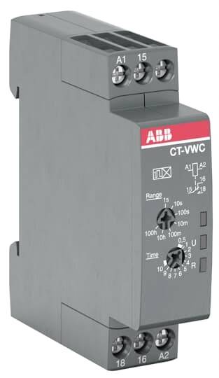 ABB 1SVR508130R0000 CT-VWC.12 Zeitrelais 1 St. Zeitbereich: 0.05 - 360000s