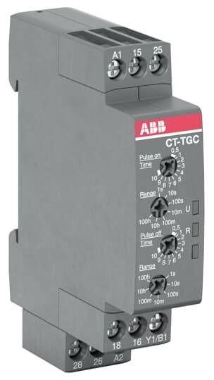 ABB 1SVR508160R0100 CT-TGC.22 Zeitrelais 1 St. Zeitbereich: 0.05 - 360000s
