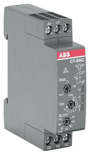 ABB 1SVR508210R0100 CT-SAC.22 Zeitrelais 1 St. Zeitbereich: 0.05 - 600s