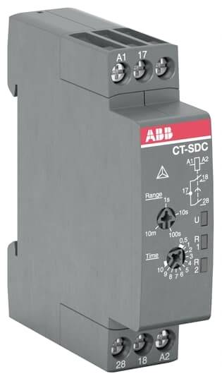ABB 1SVR508211R0100 CT-SDC.22 Zeitrelais 1 St. Zeitbereich: 0.05 - 600s