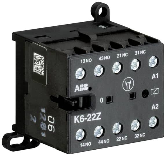 ABB K6-22Z-02 Kleinschütz 2 Schließer, 2 Öffner 1St.
